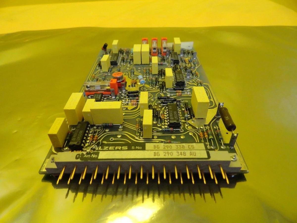 Used Balzers BG 290 348 AU Measuring Amplifier PCB Card BG290348AU Used Working