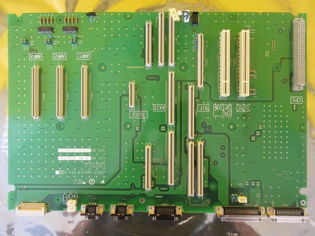 Used Yaskawa Electric JANCD-NBB31B Backplane PCB F352077-1 NXC100 Working Spare
