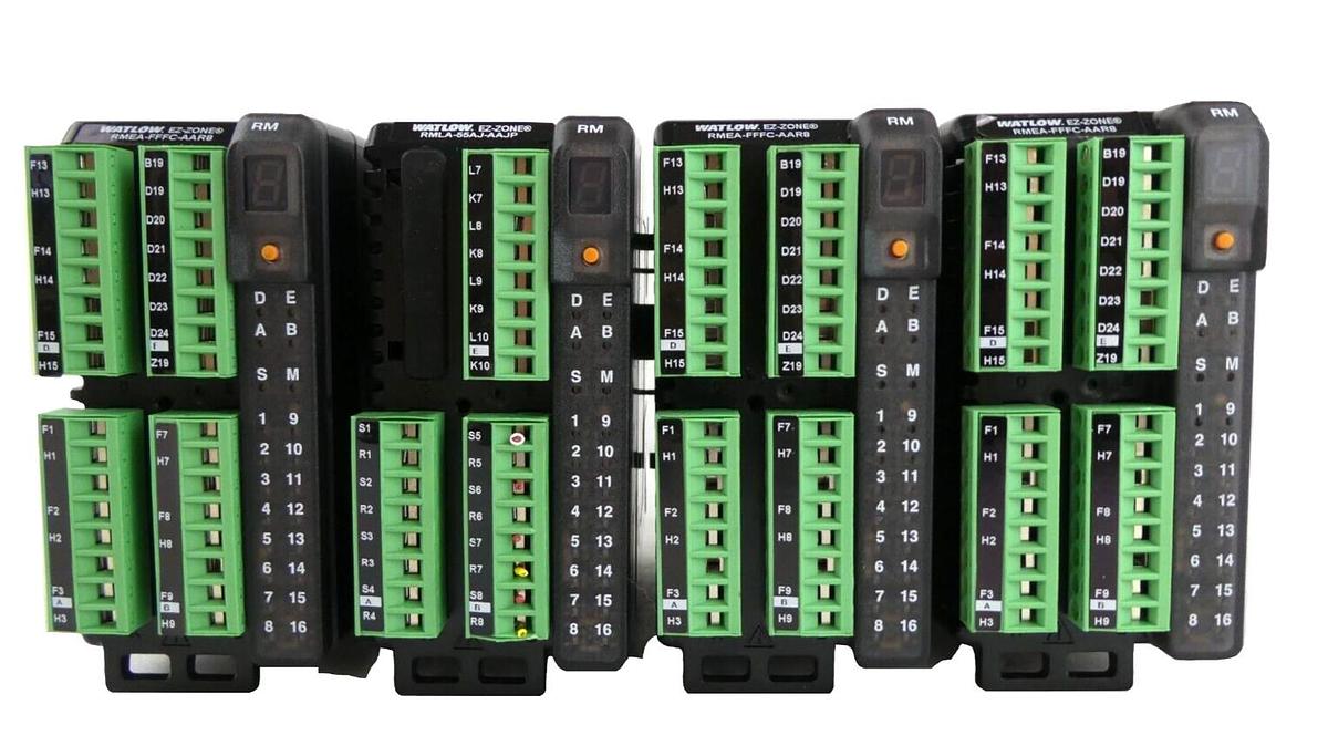 Used Watlow RMEA-FFFC-AAR8 RMLA-55AJ-AAJP Temperature Controller Lot of 4 Working