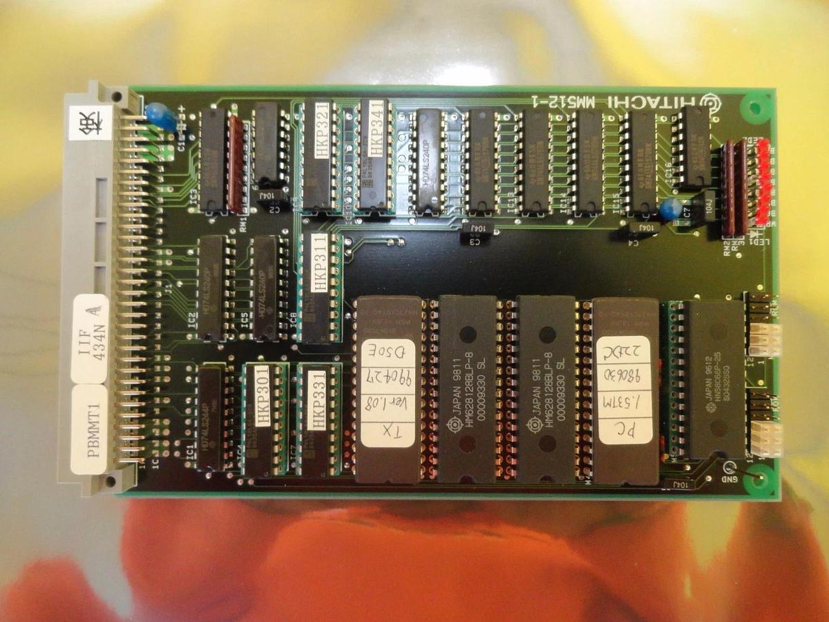 Used Hitachi MM512-1 PCB Card M-511E Microwave Plasma Etching System Working