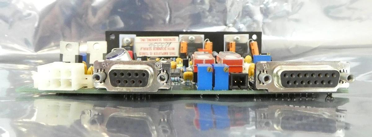 Used General Scanning E1-13209 Interface Board PCB EM-13207 Ultrapointe 500 Working