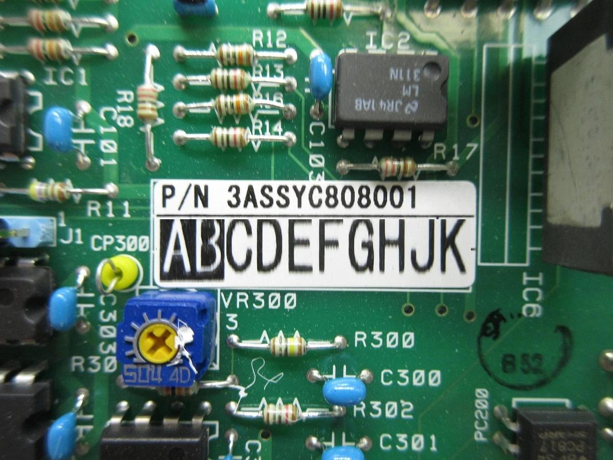 Used Shinko Electric 3ASSYC808001 Processor Board PCB M-BTC2 Asyst VHT5-1-1 Used