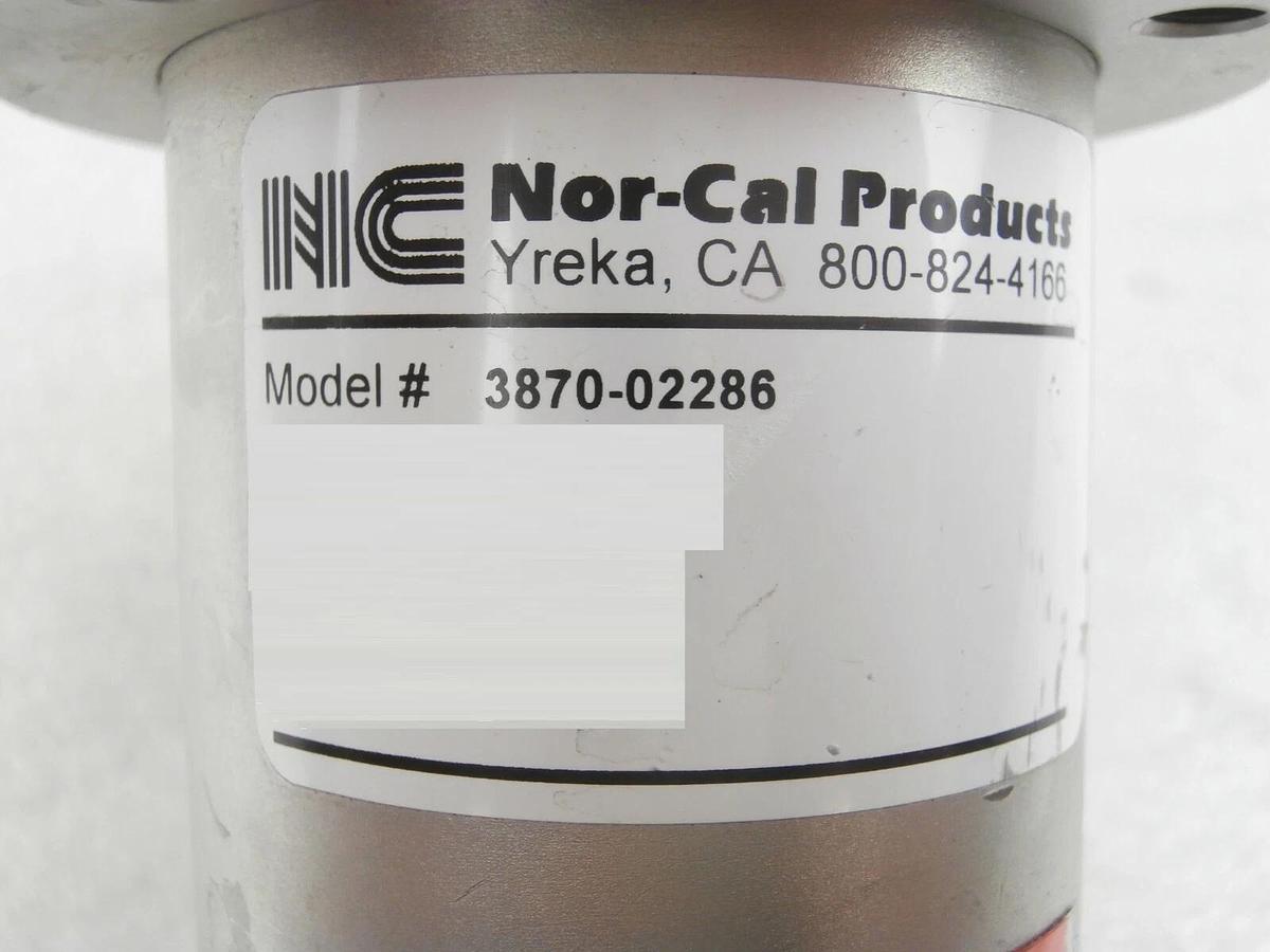 Used Nor-Cal 3870-02286 Angle Valve Assembly AMAT Applied Materials 0040-36023 Spare