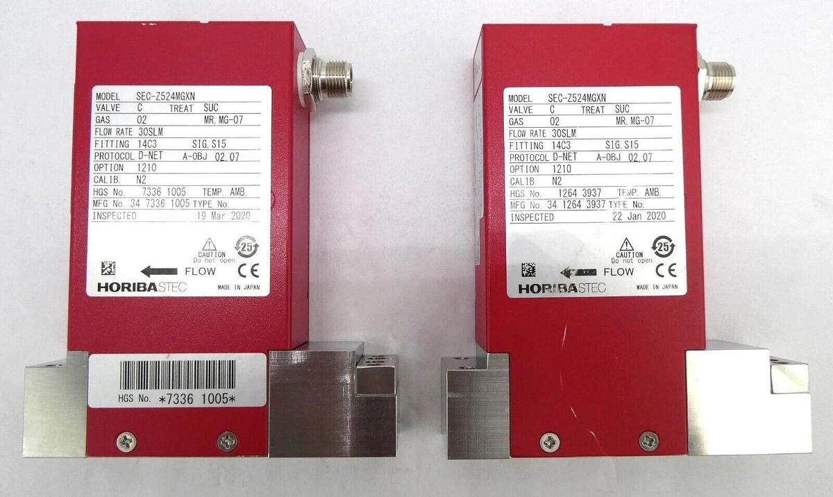 Used Horiba STEC SEC-Z524MGXN Mass Flow Controller AMAT 0190-75613 Working Surplus