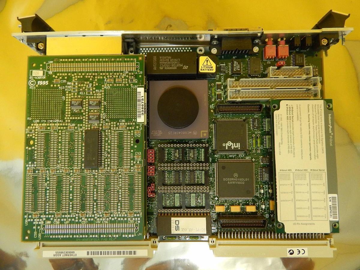 Used Motorola 01-W3866B 54B Embedded Controller VME PCB Card MVME 162-262 Working