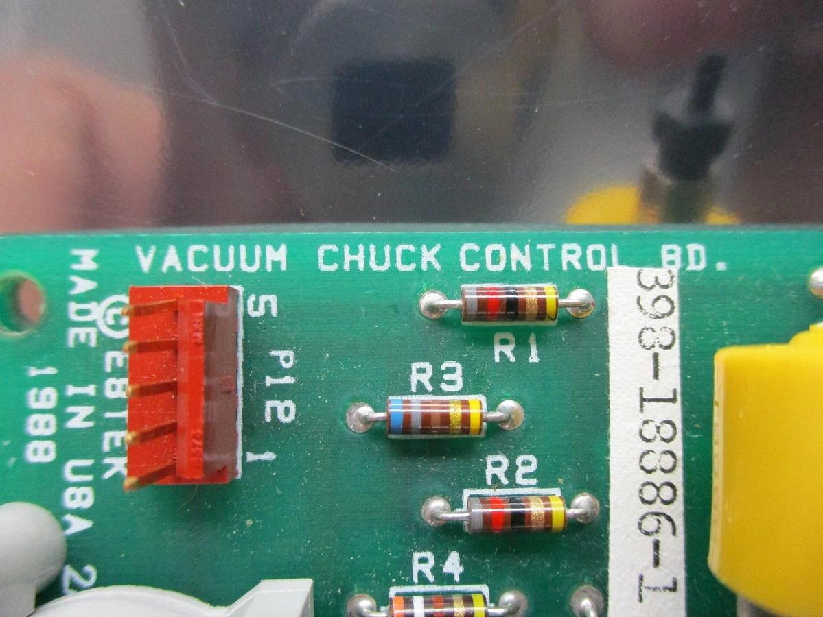 Used Estek 398-18886-1 Pneumatic Vacuum Chuck Control Board PCB 398-18886-1 Used