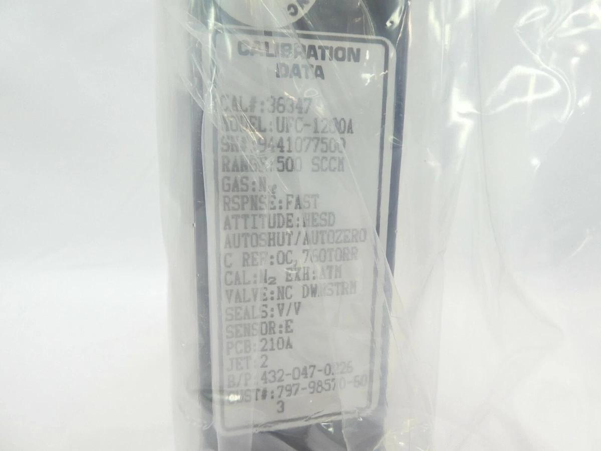 UNIT UFC-1200A Mass Flow Controller MFC 500 SCCM N2 Lam 797-098570-603 New Spare