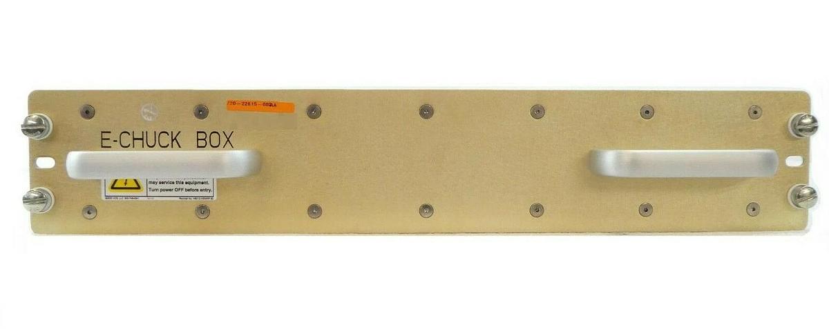 Used KLA-Tencor 720-22615-002 E-Chuck Box Assembly eS31 E-Beam Working Surplus