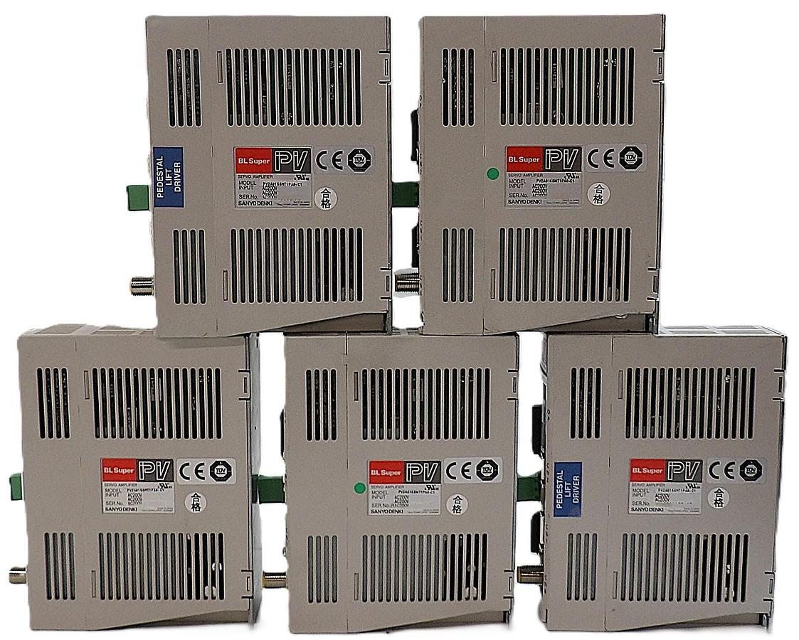 Used Sanyo Denki PV2A015SMT1PA0-C1 Servo Drive BL Super PV AMAT Lot of 5 Working
