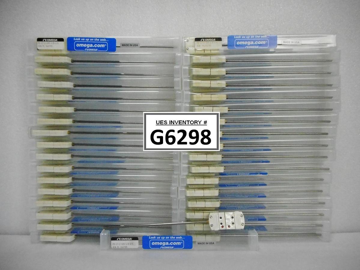 Omega Engineering PR-17-2-100-1/8-6-E Quick Disconnect Probe Lot of 35 New