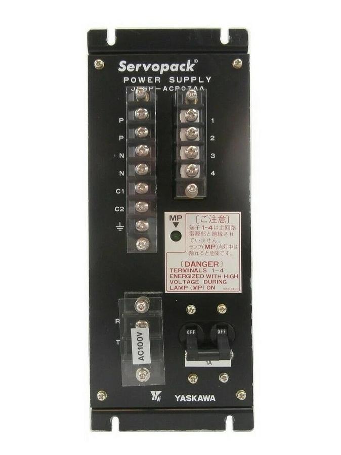 Used Yaskawa Electric JUSP-ACP07AA Power Supply SERVOPACK Working Surplus
