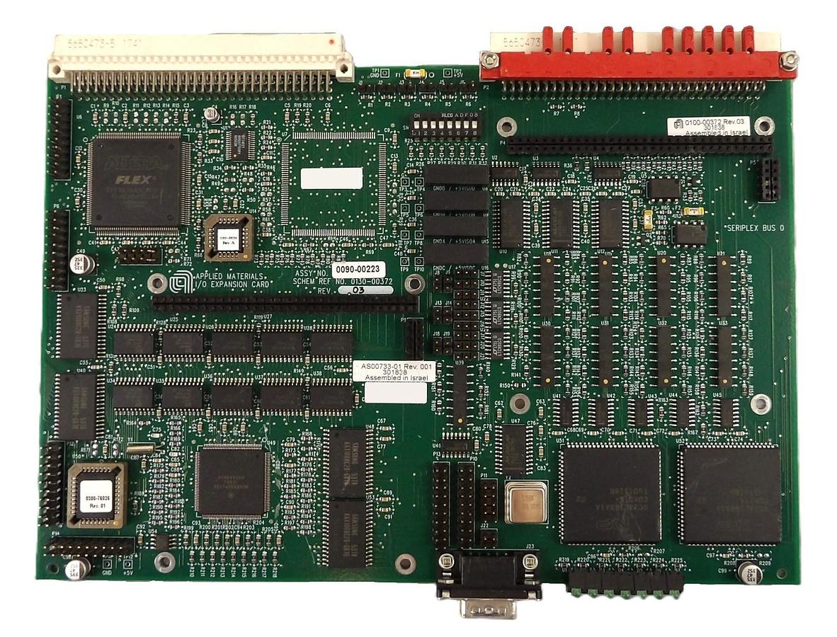 Used AMAT AS00733-01 I/O Expansion PCB Card 0090-00223 0100-00372 No Face Plate