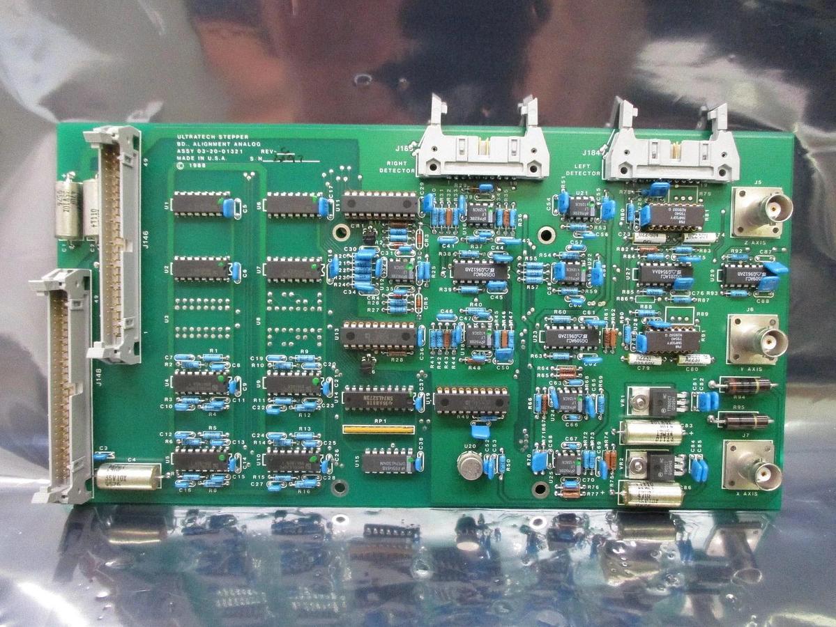 Used Ultratech Stepper 03-20-01321 Analog Alignment Board PCB Rev. C 4700 Titan Used