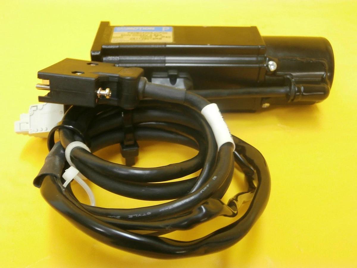 Used Sanyo Denki P50B04005JCP00 AC Servo Motor SANMOTION P Used Working
