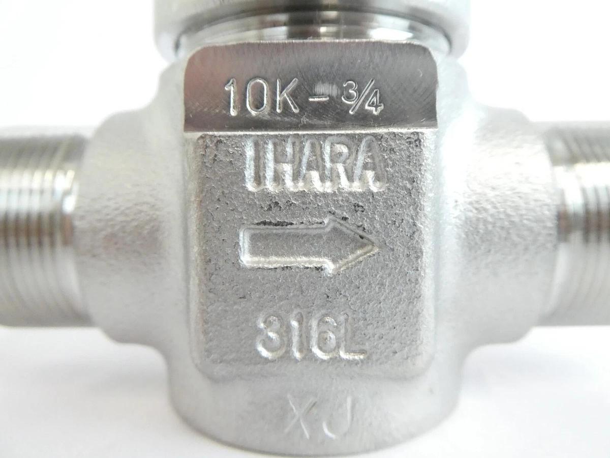 Used IHARA 9C16 Bellows Manual Valve 10k-3/4 Reseller Lot of 10 Working