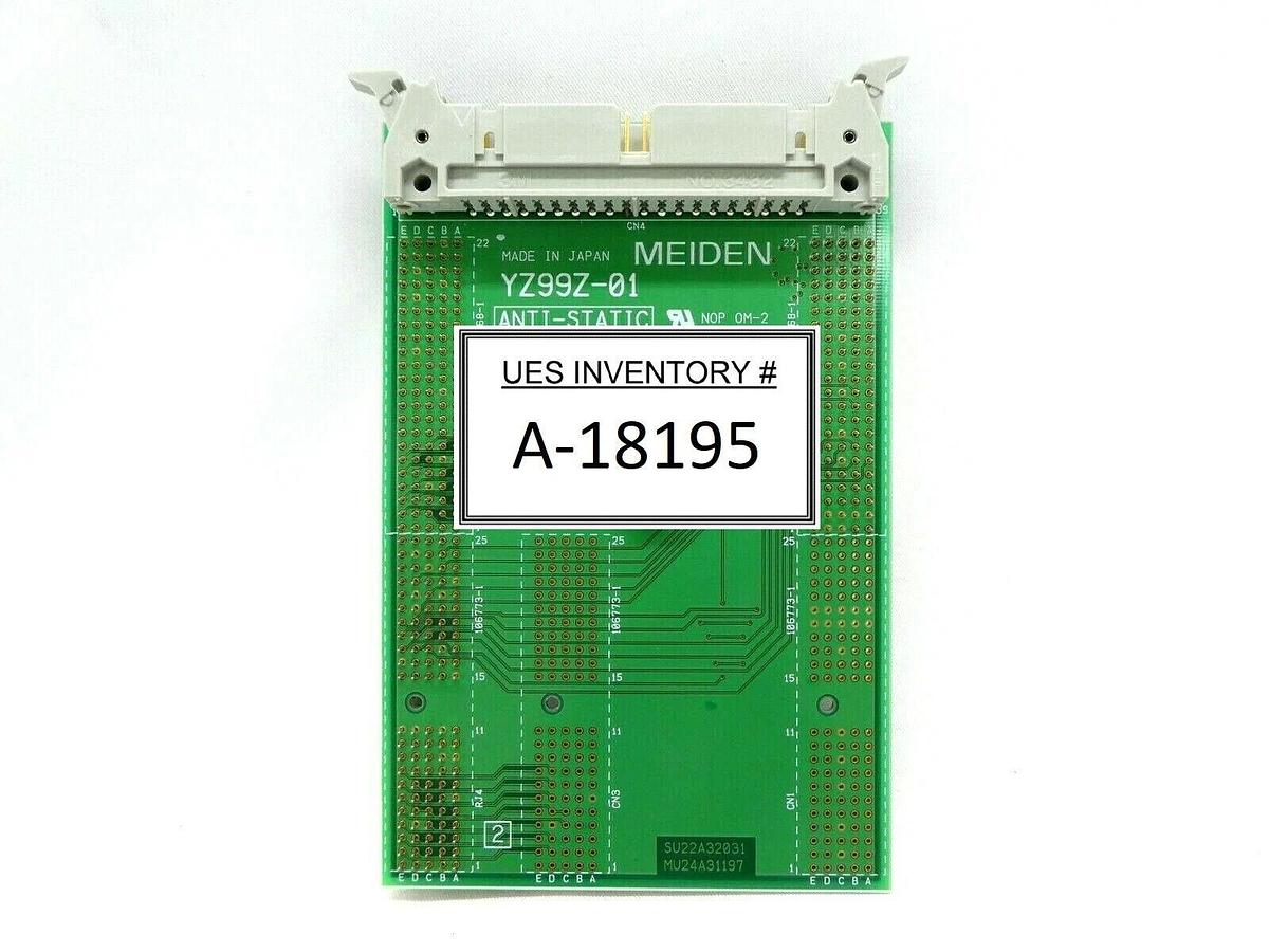 Used Meiden YZ99Z-01 Backplane Interface Board PCB SU22A32031 TEL Lithius Working