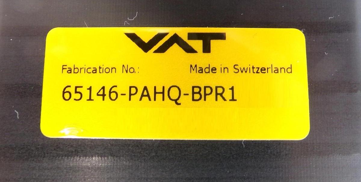 Used VAT 65146-PAHQ-BPR1 Pendulum Control & Isolation Gate Valve Series 650 Working