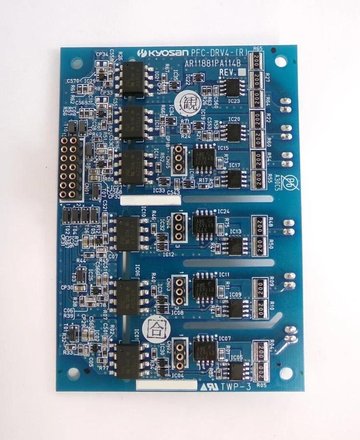 Used Kyosan Electric AR11881PA114B PCB PFC-DRV4-(R) Reseller Lot of 3 Working Spare