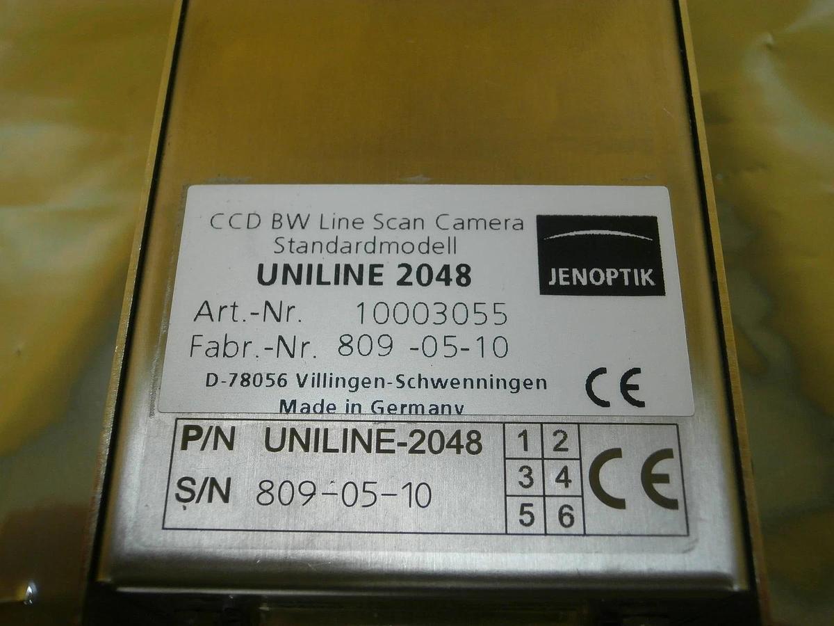 Used Hommel Werke UNILINE-2048 Scan Camera Jenoptik KLA-Tencor 11301396014000 Used