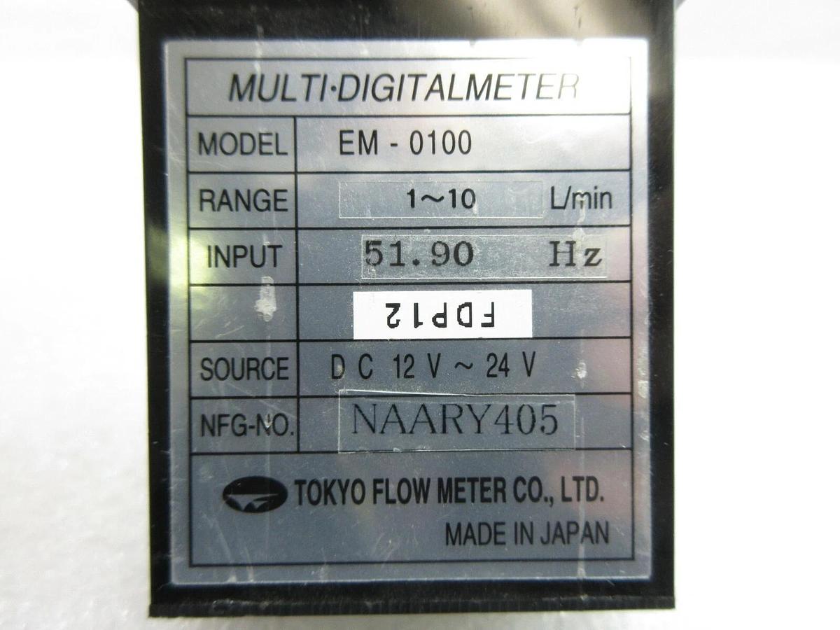 Used Tokyo Flow Meter EM-0100 Multi-Digitalmeter Lot of 10 Used Working