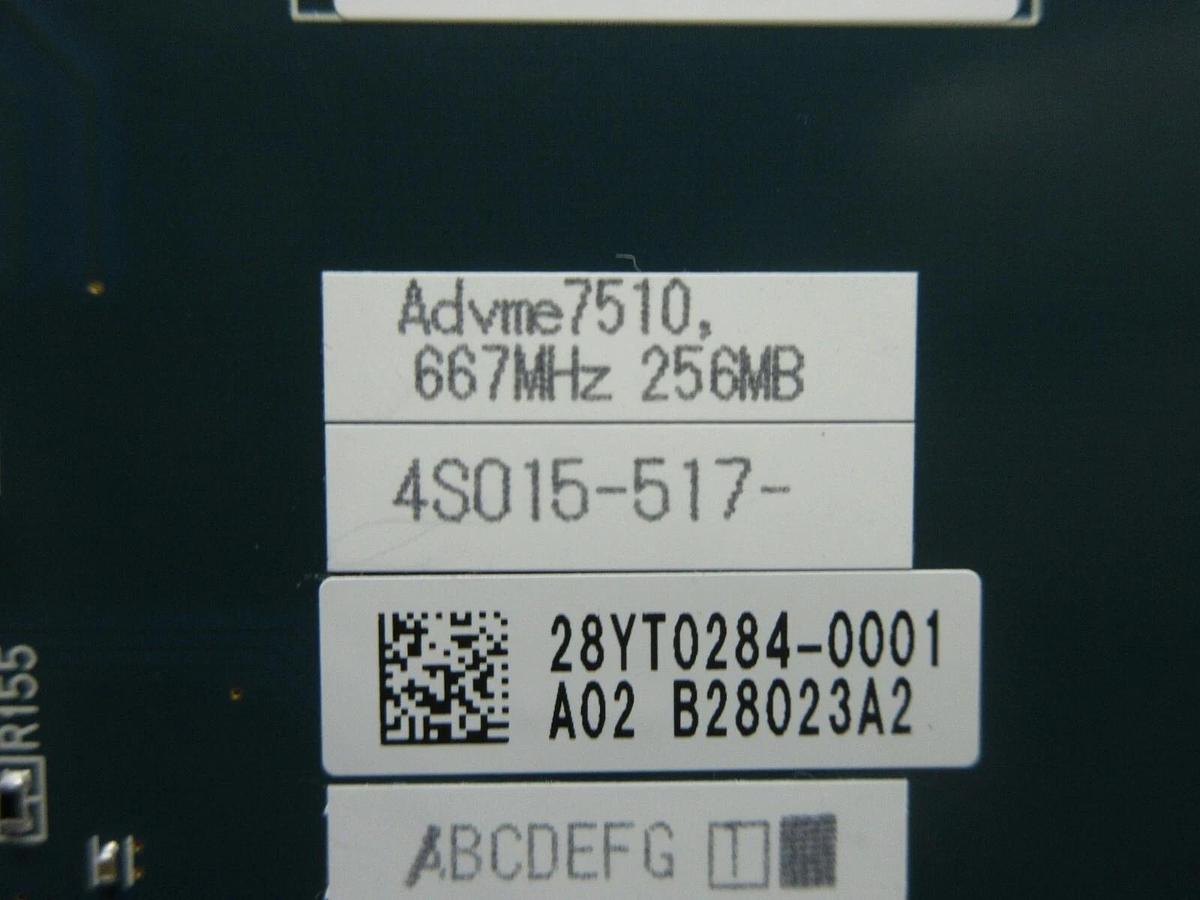 Used Advanet Advme7510 SBC Single Board Computer PCB Card Nikon NSR-S620D Used