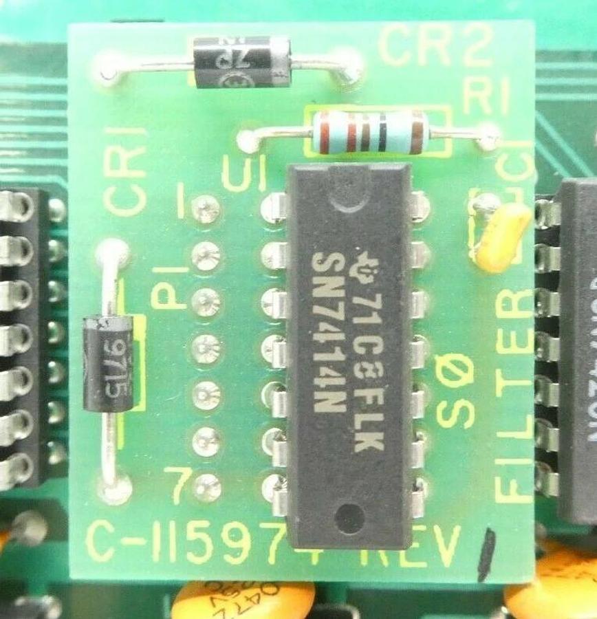 Used Varian Semiconductor VSEA D-F3898001 End Station Logic PCB Card Rev. P Working