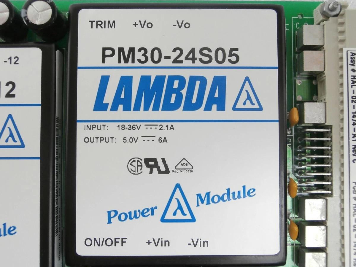 Used Lambda PDC60-300 Power Supply PCB Card HAL-02-1474-A1 AMAT 0190-07661 Working