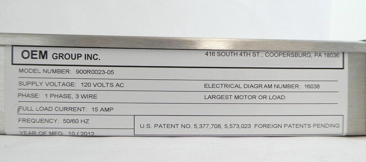 Refurbished Semitool 900R0023-05 Spin Rinse Dryer Controller PSC-102 W/Key Refurbished