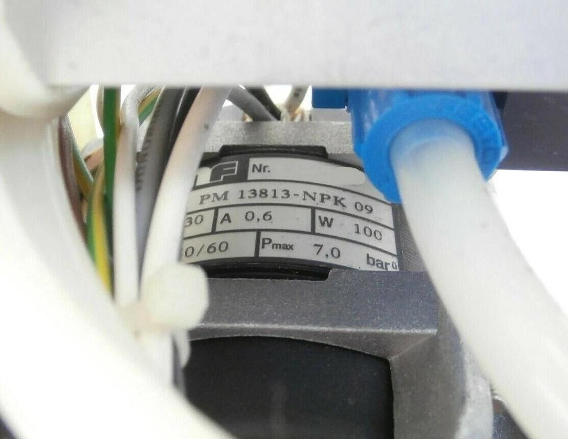 Used KNF Neuberger PM 13813-NPK 09 Diaphragm Vacuum Pump Assembly Working Surplus