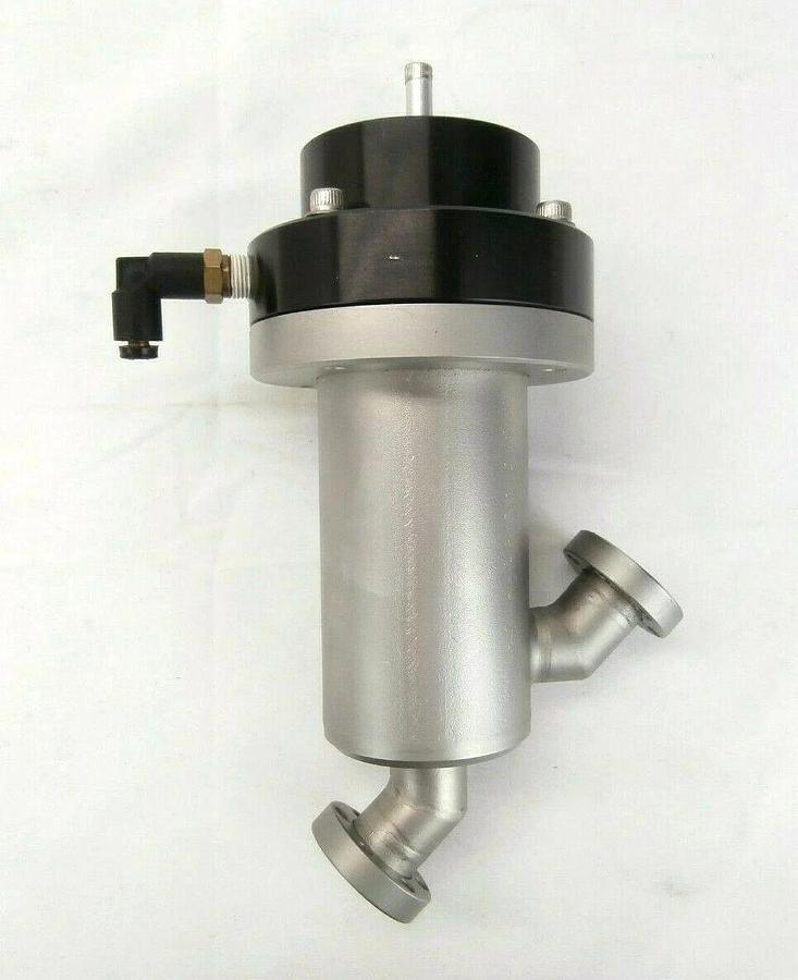 Used MKS DN16CF Pneumatic Angle Vacuum Valve Plasma-Therm SLR 770/770MF HPS Lot of 2