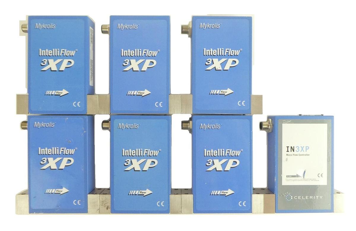 Used Celerity Mykrolis IN3XP Mass Flow Controller MFC AASGD40W1 AAKGD300 Lot of 7