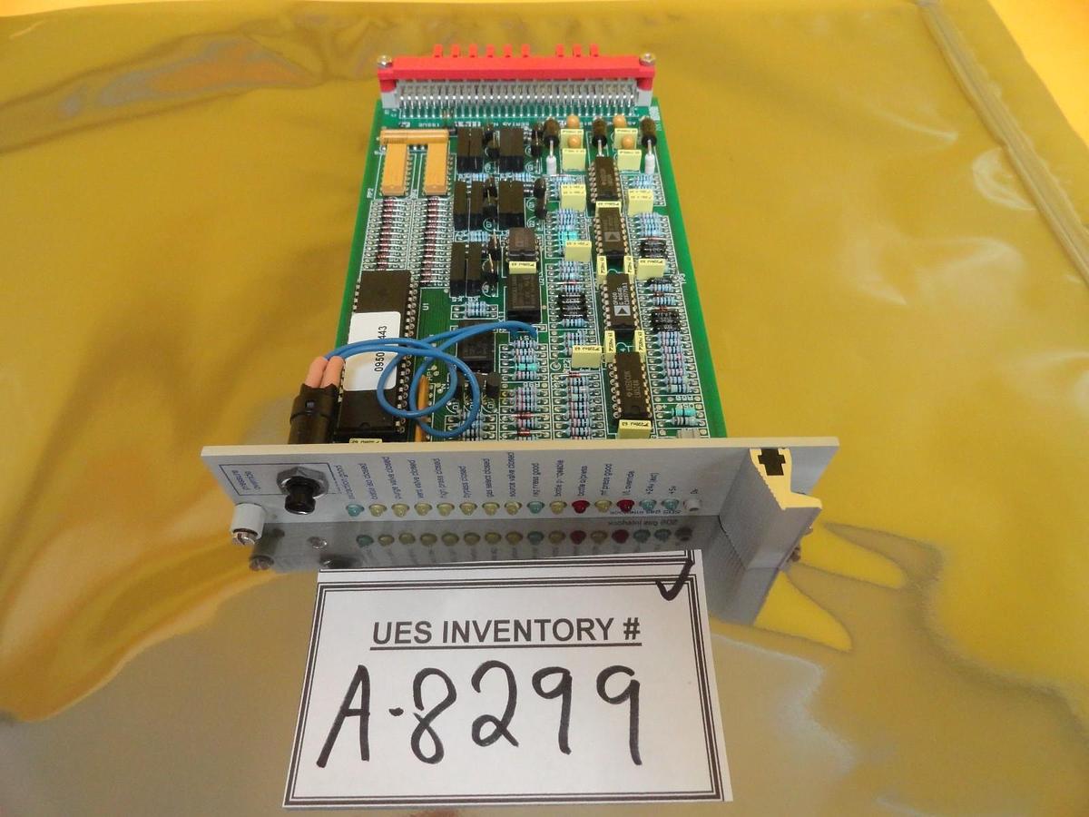 Used AMAT Applied Materials 0100-02195 Gas Interlock 10 Torr SDS PCB Card Used