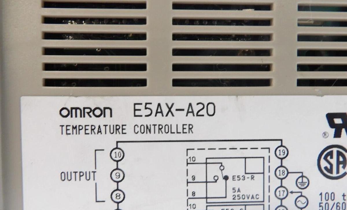 Used Omron E5AX-A20 Temperature Controller E5AX Reseller Lot of 5 Working Surplus