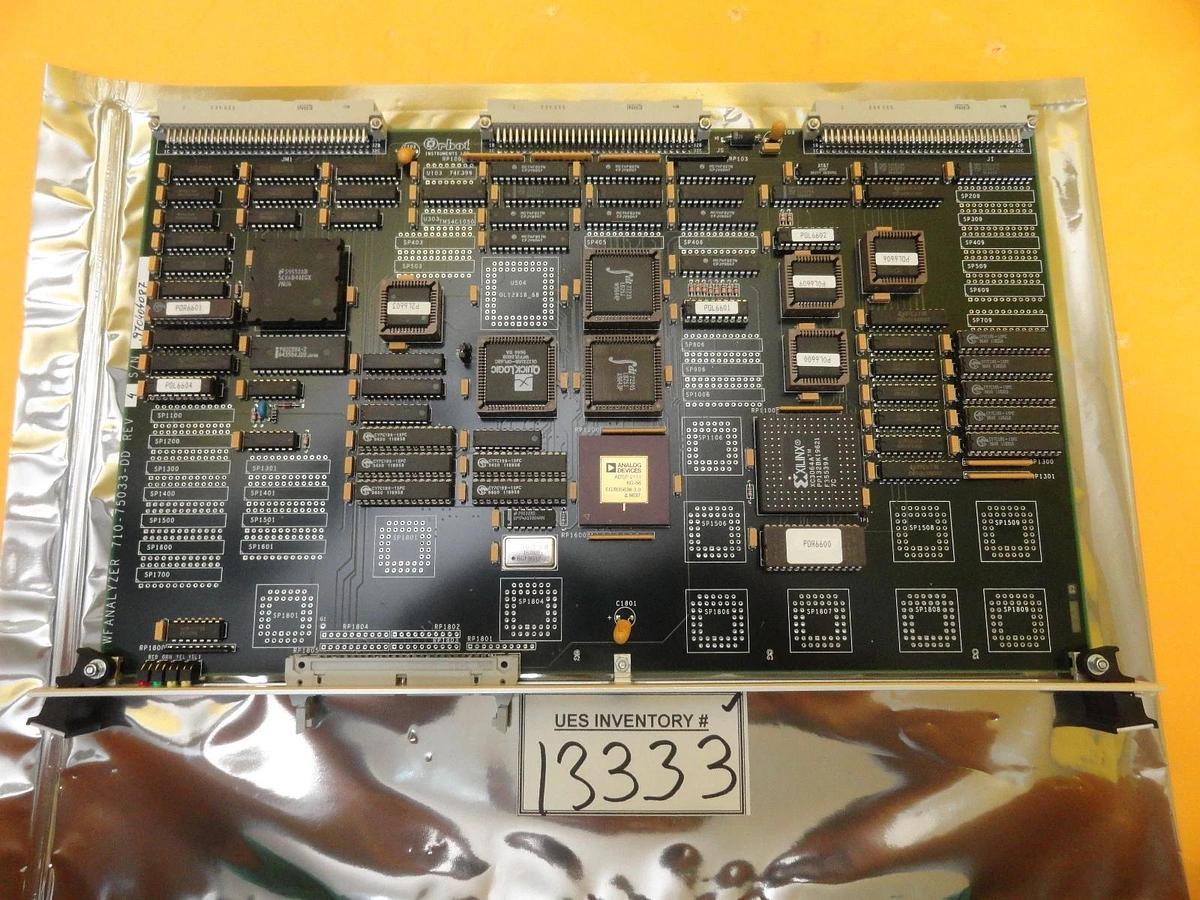 Used Orbot Instruments 710-75033-DD WFANALYZER PCB Card AMAT WF 720 Used Working