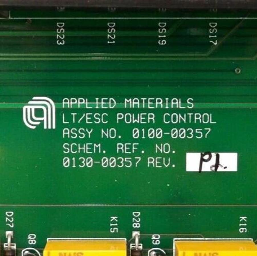 Used AMAT Applied Materials 0100-00357 LT/ESC POWER CONTROL PCB Working Surplus