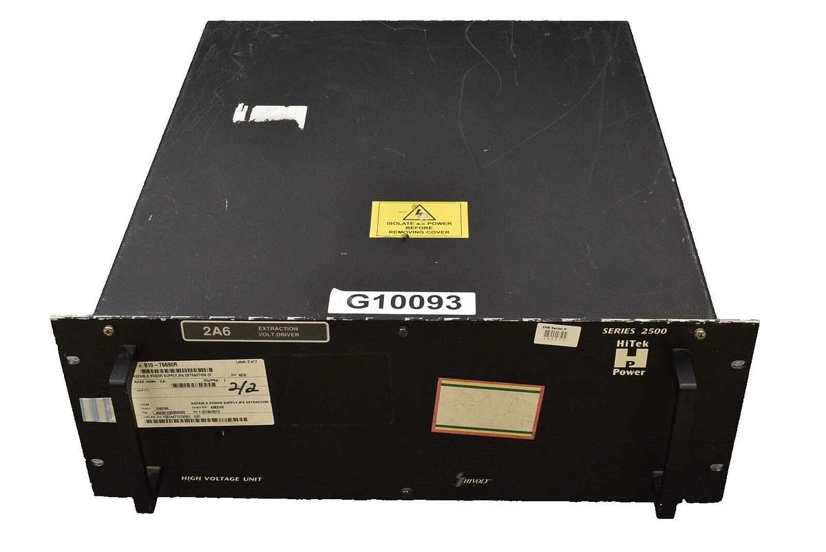 Used HiTek Power OL250050305 Power Supply A1017610 Series 2500 Spare Surplus