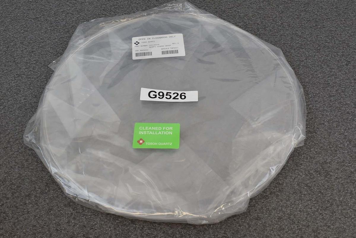 Used Tosoh 500135509 Quartz Window w/ Step