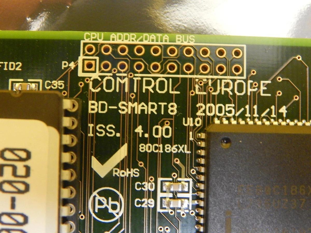 Used Comtrol Europe 59750-1 Hostess 2000 BD-SMART8 Smart 8-100 PCB Card Used Working