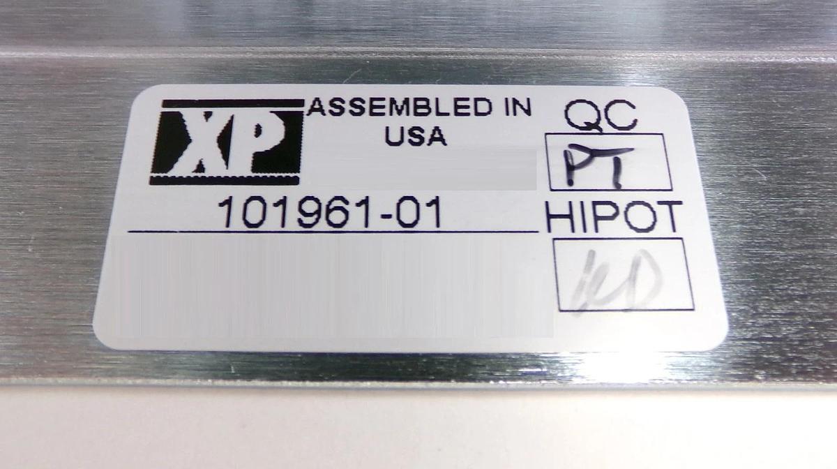 Used XP Power 101961-01 Power Supply Control Module Working Surplus