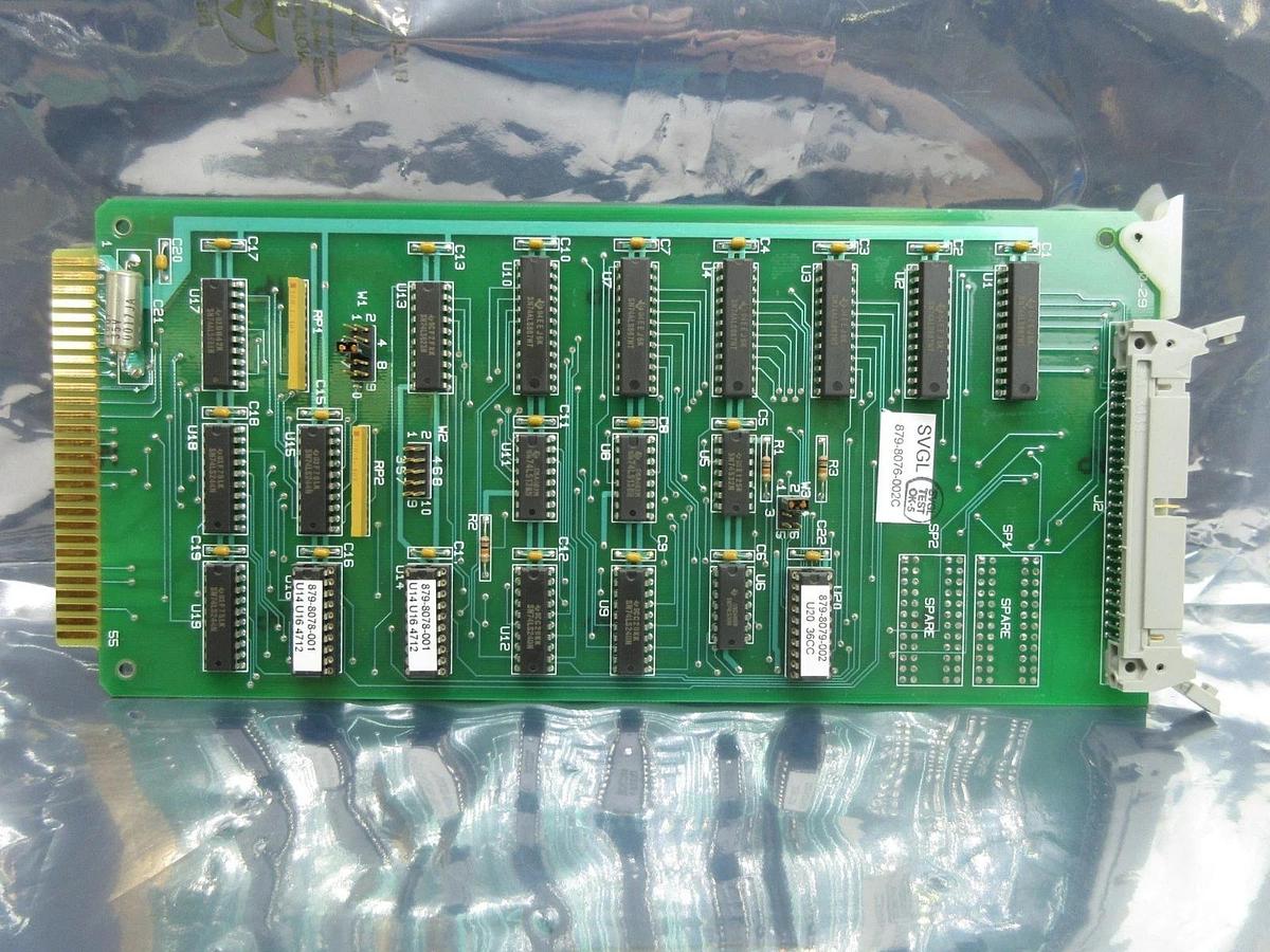Used SVG Silicon Valley Group 879-8076-002 Processor Board PCB Card Rev. C 90S Used