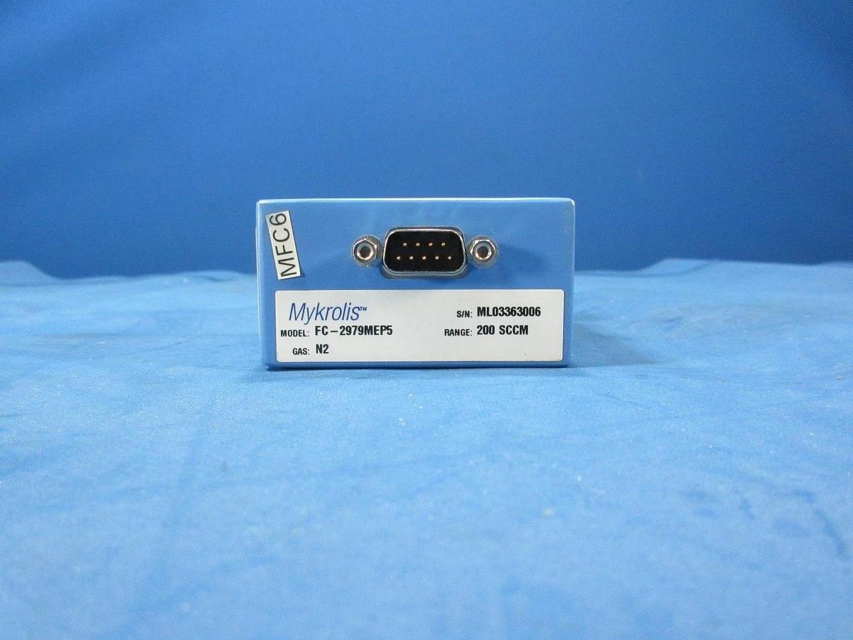 Used Mykrolis FC-2979MEP5 Mass Flow Controller MFC 200 SCCM N2 Used Working