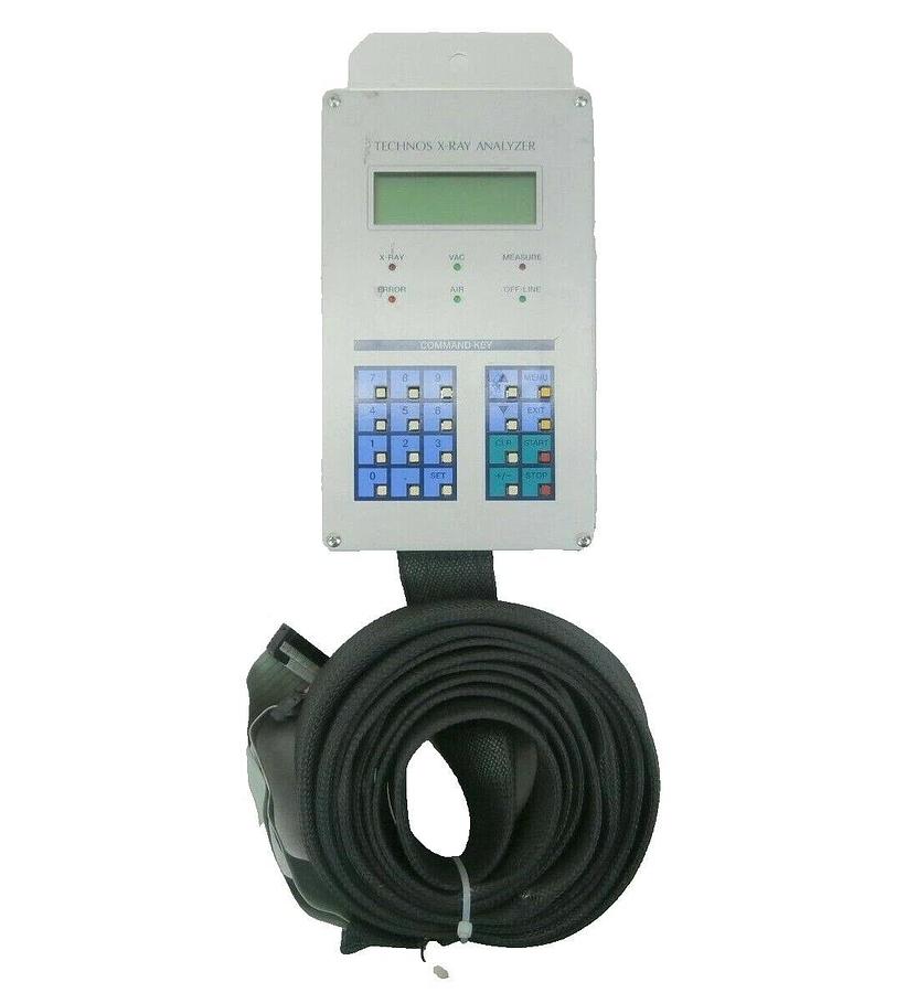 Used Technos Ray Analyzer Command Key Controller Panel with Cable Used Working