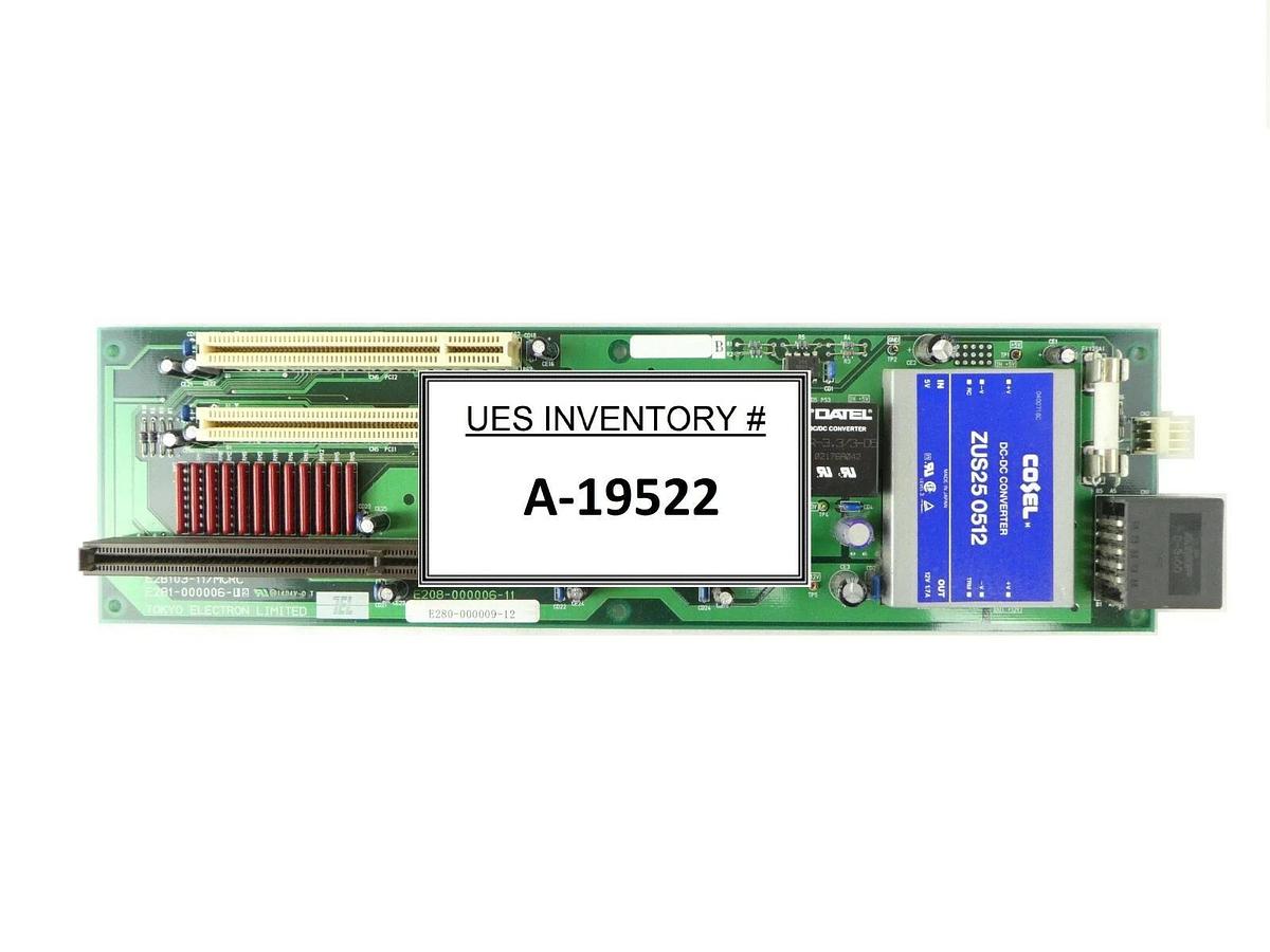 Used TEL Tokyo Electron E280-000009-12 Backplane PCB E2B103-11/MCRC Working Surplus