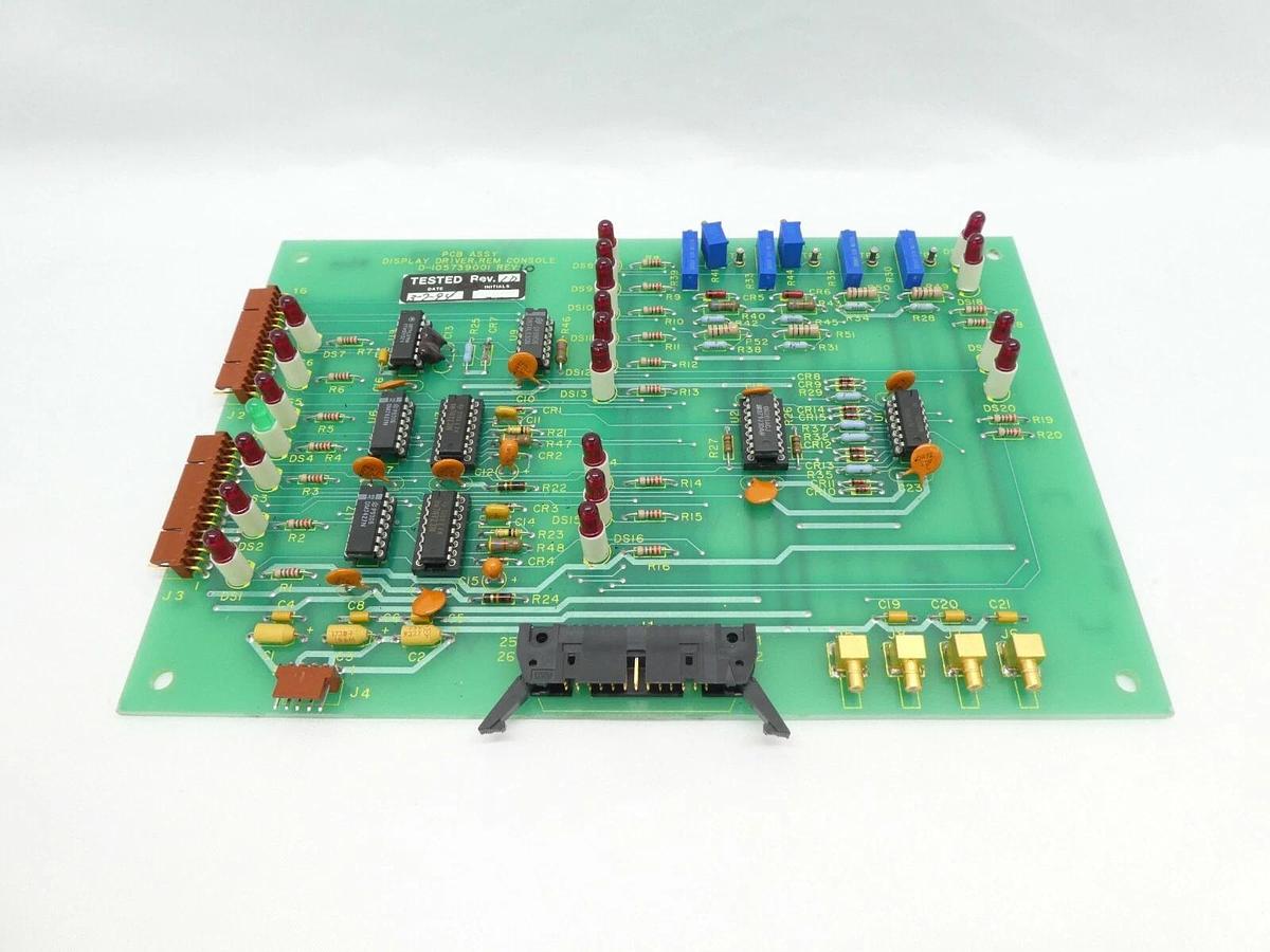Used Varian Semiconductor VSEA D-105739001 Display Driver PCB REM Console Working