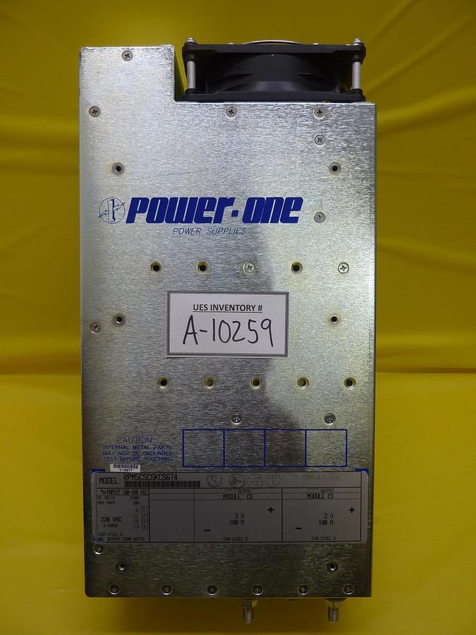 Used Power-One RPM5CSCSKCS674 Dual Output Power Supply 2500W Used Working