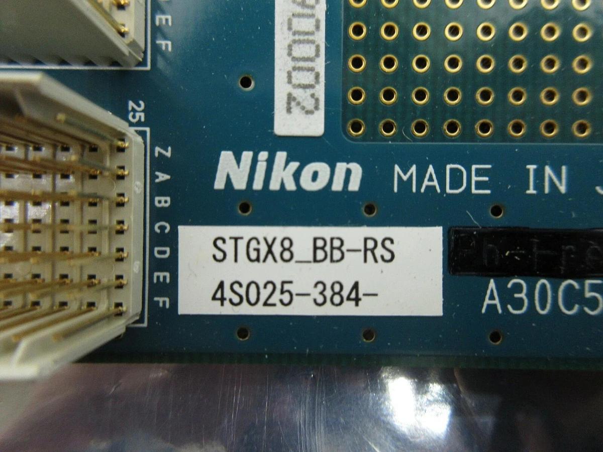 Used Nikon 4S025-384 Backplane Board PCB STGX8_BB-RS NSR-S620D ArF Immersion Used
