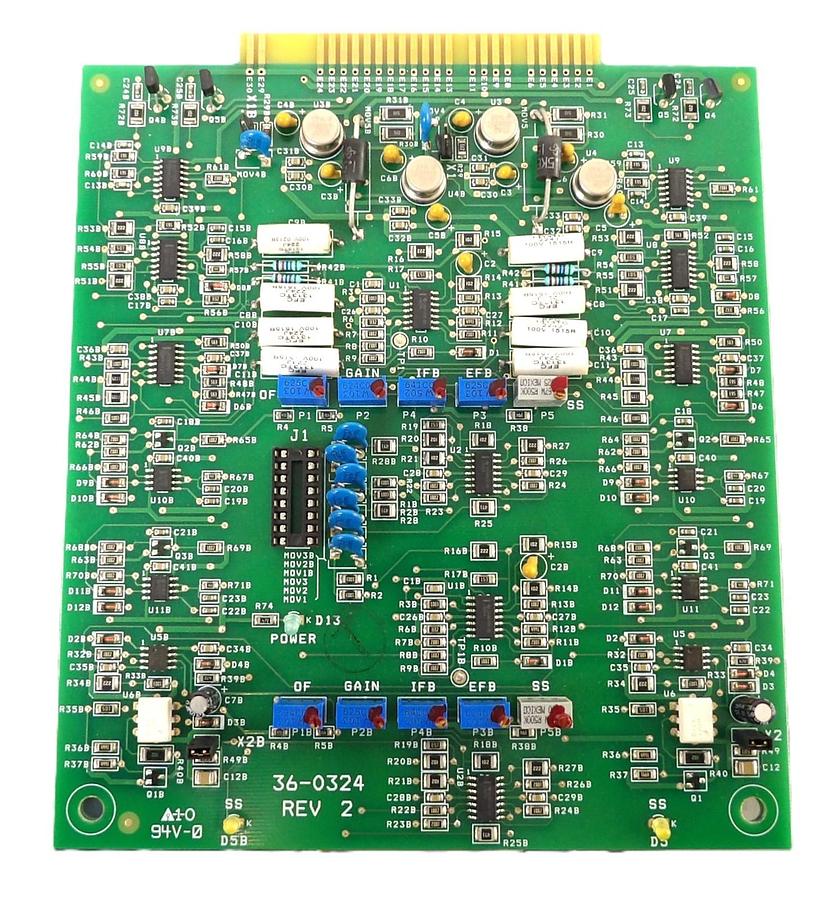 Used Phasetronics 36-0324 Industrial Dimmer Lamp Driver Logic PCB P1191D Working