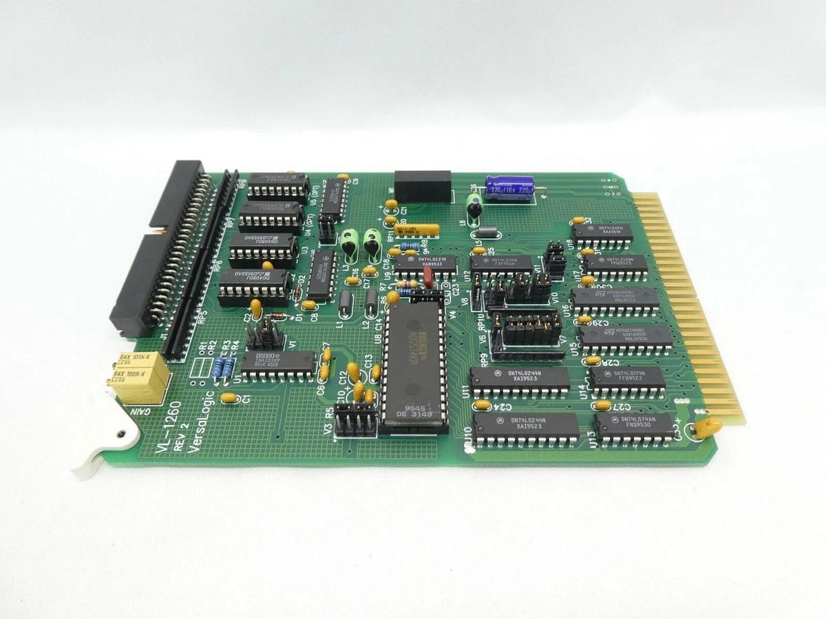 Used VersaLogic VL-1260 Analog Input Card Rev. 2.02 Varian 350D Ion Implanter Working