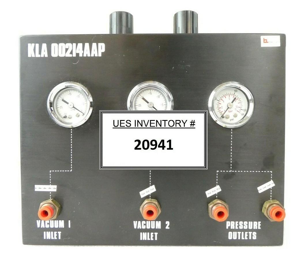 Used KLA Instruments 00214AAP Pneumatic Distribution Module KLA-Tencor 5015 Working