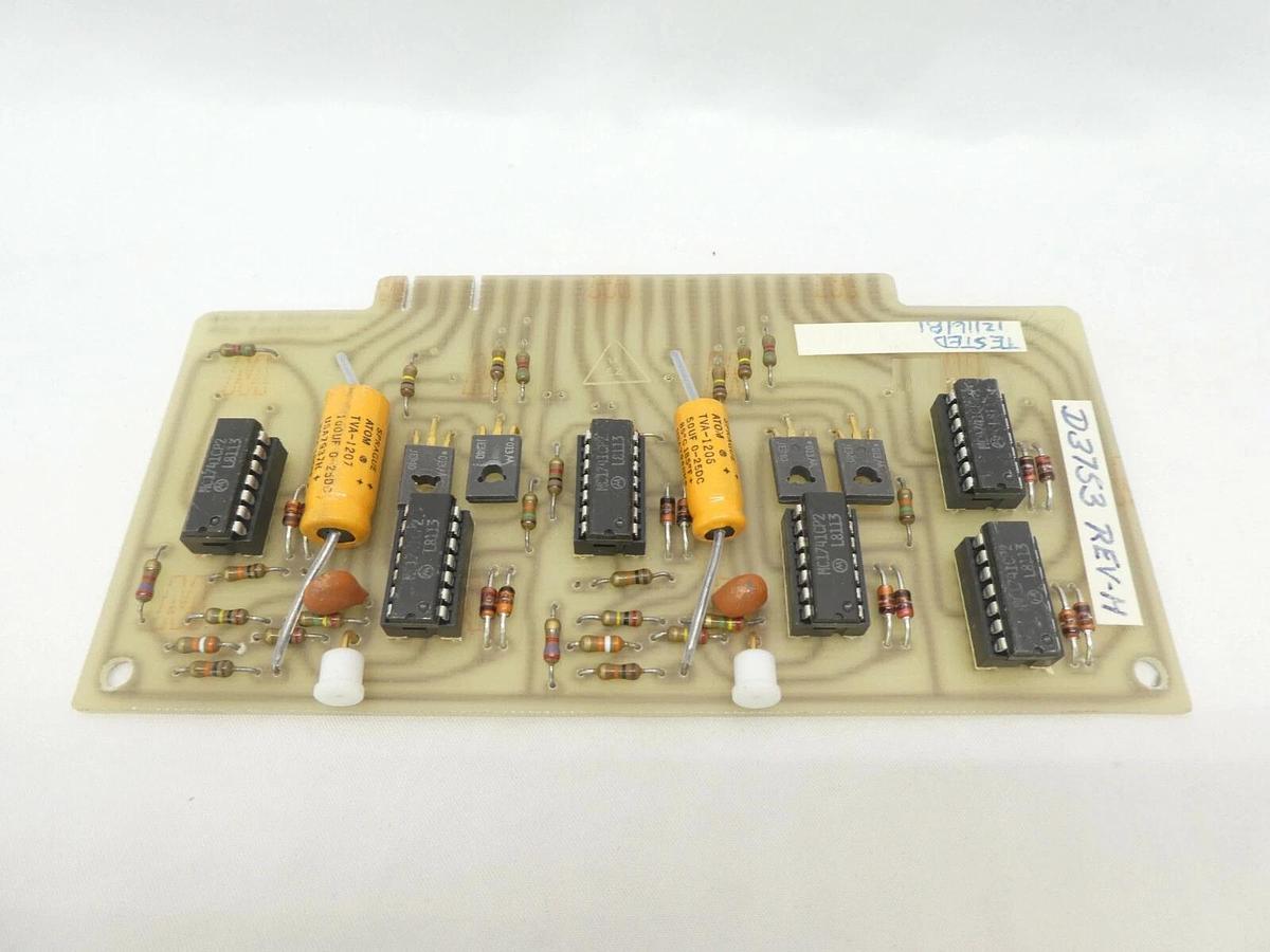Used Varian Semiconductor VSEA D12003753 Scan Monitor PCB D3753 Rev. H Working Spare